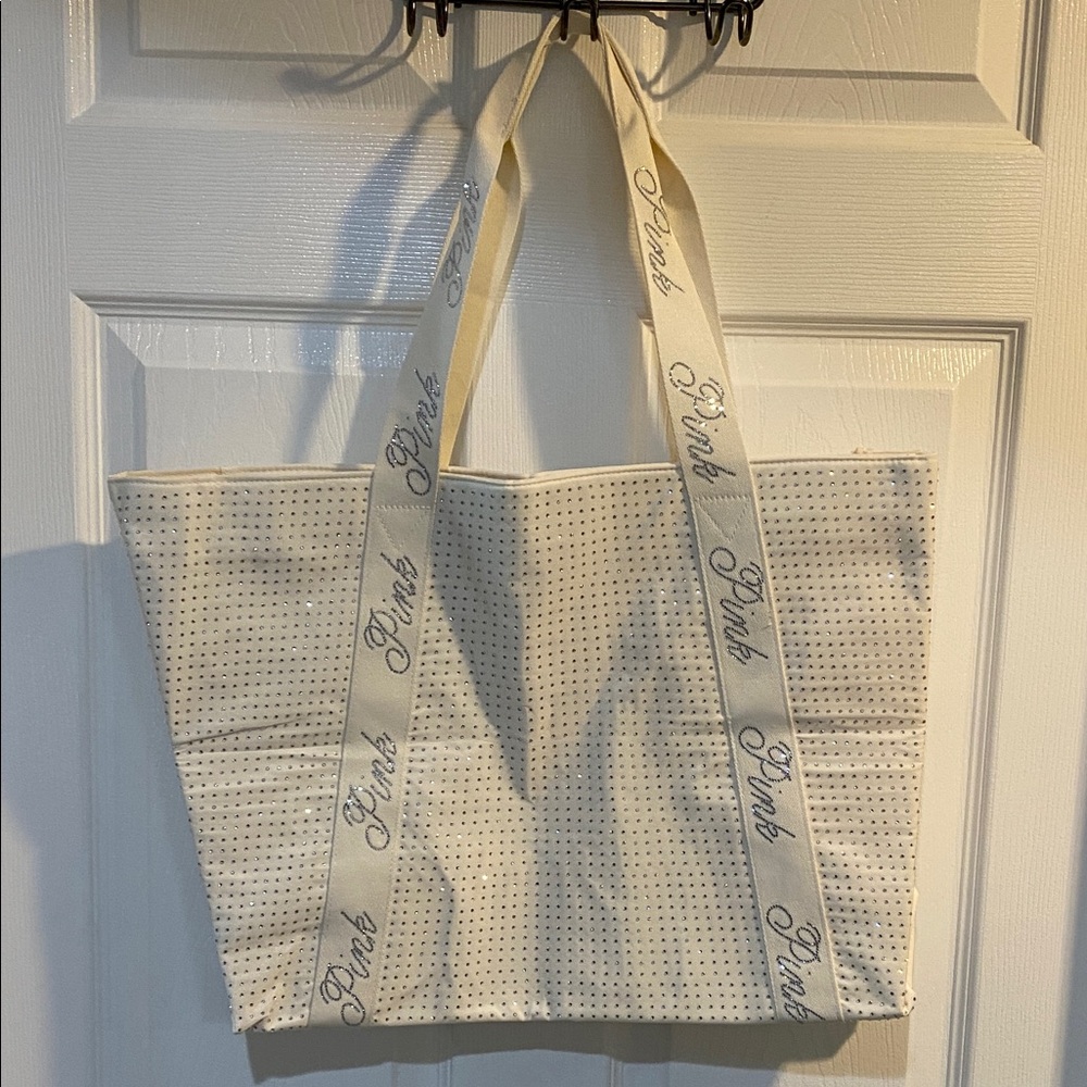 Victorias Secret Pink rhinestone tote
